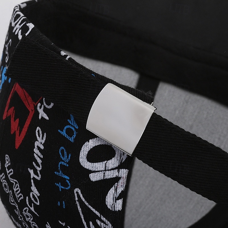 Męskie Czapka z daszkiem Kapelusz Czapka Truckera Biały Niebieski Poliester Korygujący Moda Dzienne zużycie Graffiti hip-hopowe Oddychający 2026 - $9.49 –P11