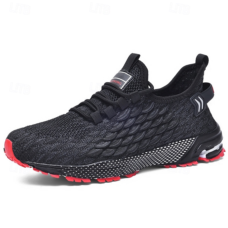 Adidași sport albaștri pentru bărbați, din plasă, cu partea superioară respirabilă din tricot și talpă absorbantă de șocuri, pantofi sport ușori pentru sală, antrenament și purtare zilnică 2026 - $54.99 –P4