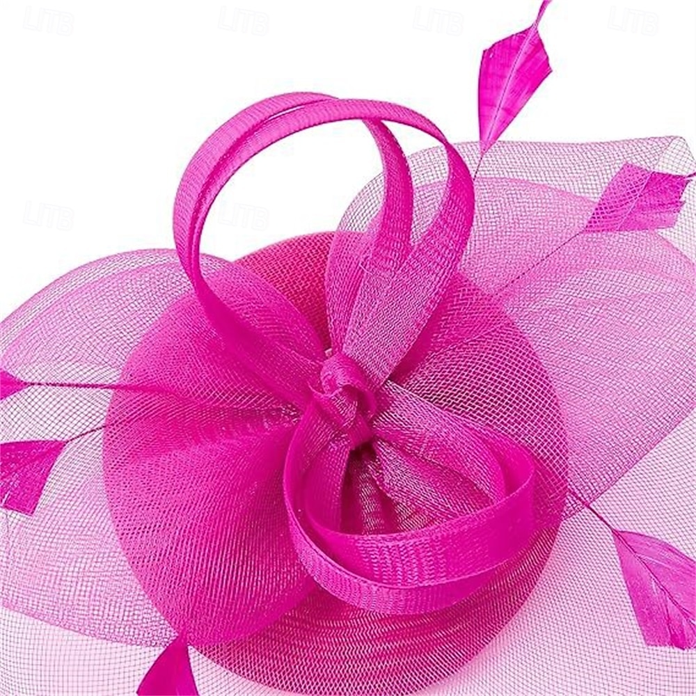 fascinators Fjær Fedora Bryllup Aftenselskap Te Fest Kentucky Derby Hesteløp Elegant Årgang søt stil Med Fjær Hodeplagg Hodeplagg 2025 - $14.99 –P5