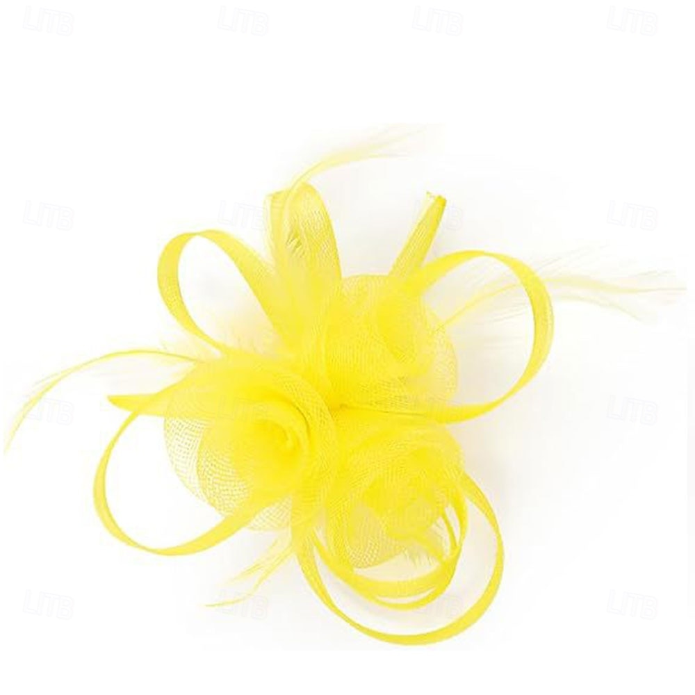 Fascinators Tissu Chapeau Fedora Mariage Fête du thé Course de Chevaux Cocktail Élégant ancien Avec Plume Casque Couvre-chef de 2026 ? $17.49 –P6