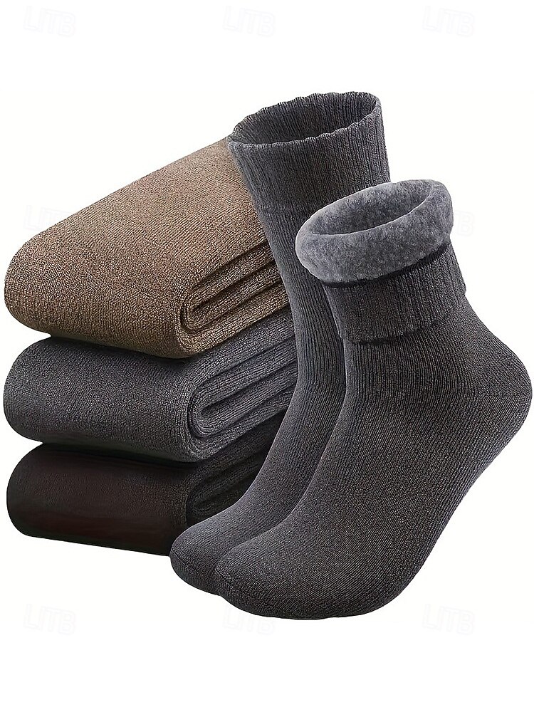calzini da uomo foderati in pile di cotone: calzini termici caldi e morbidi per l'inverno, le attività all'aperto e il comfort quotidiano del 2026 a $7.99 –P1