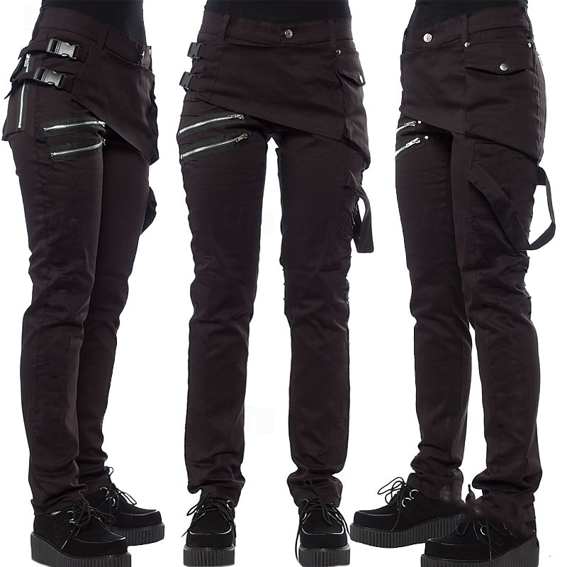 Women's Skinny Chinos Fashion Streetwear Casual Full Length High Waist Plain Pocket Comfy Soft Comfortable Inelastic Outdoor Street Army Green Black Red Spring Fall Winter Regular Fit 2026 - $49.99 –P1