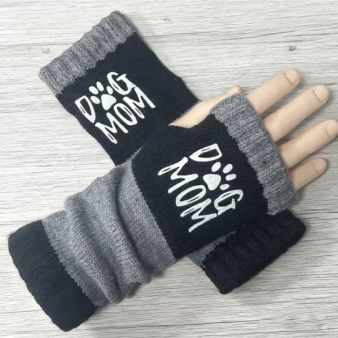 Women's 1 Pair Fingerless / Knitted Gloves Streetwear / Outdoor Gloves - Print Print 2026 - $16.99 –P4