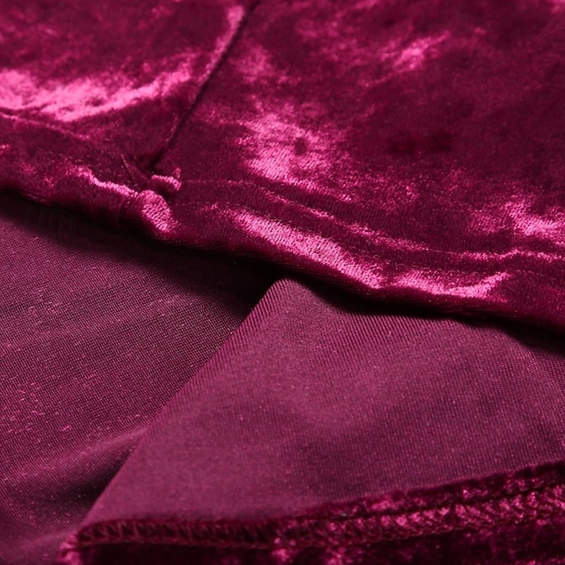 Per uomo Maglietta Maglietta in velluto Camicia a Maniche Lunghe Manica Lunga Dolcevita Primavera Autunno Semplice Moda Designer Essenziale Classico Vacanza Streetwear Uscire Vinaccia Nero Argenteo del 2026 a $17.49 –P18