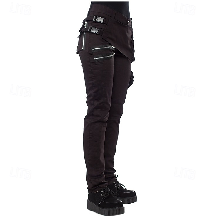 Women's Skinny Chinos Fashion Streetwear Casual Full Length High Waist Plain Pocket Comfy Soft Comfortable Inelastic Outdoor Street Army Green Black Red Spring Fall Winter Regular Fit 2026 - $49.99 –P6