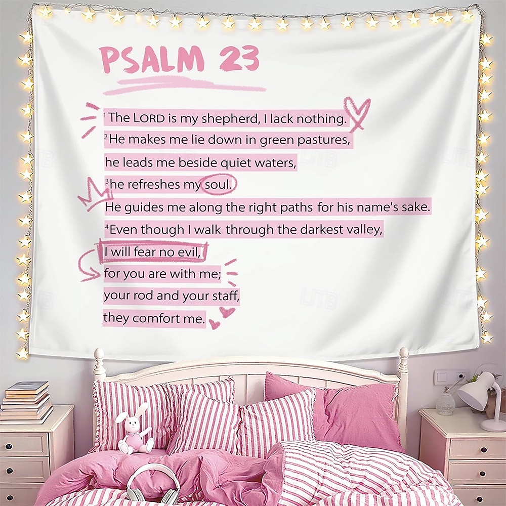 tapeçaria Banners Cobertor Religião 圣经 Estilo bonito Moderno 3D Quarto Sala de estar Dorm Sala de Adolescentes Dormitório da faculdade Varanda de parede Decoração de casa de 2026 por $21.99 –P1