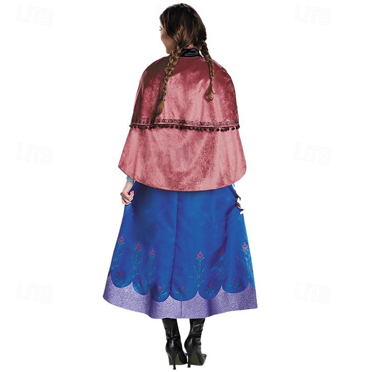 Regina delle nevi Gelido Fiaba Principessa Anna Abito da damigella Costume per festa a tema Abiti in tulle Cosplay Halloween for Per donna Adulti Natale Halloween Carnevale del 2026 a $54.99 –P2