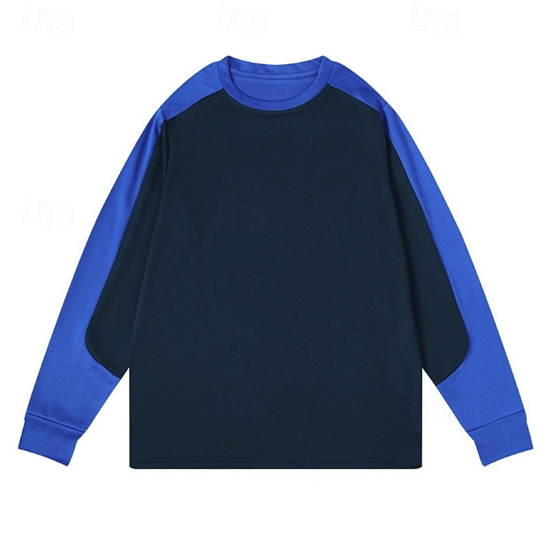 Homens Bloco de cor Camisa de treino Blusa de corrida Primavera & Outono Manga Longa Roupa Esportiva Academia Corrida Ginástica Preto Amarelo Roxo Roupa de esporte Roupas Esportivas de 2026 por $13.99 –P6