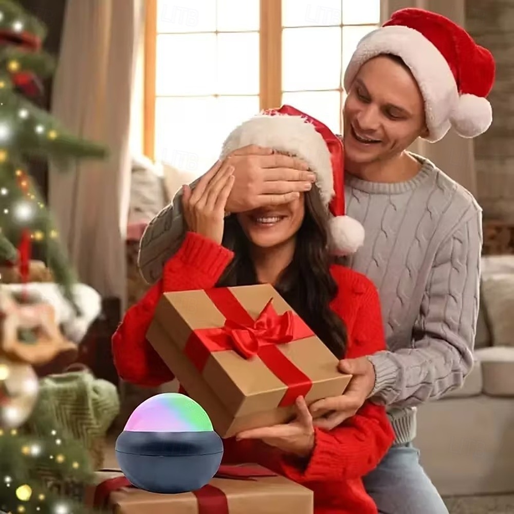 Проектор с изображением северного сияния галактики с 14 световыми эффектами. Светодиодный звездный проектор «2 в 1» с пультом дистанционного управления и подсветкой туманностей. Подходит для 2025 - $16.99 –P6