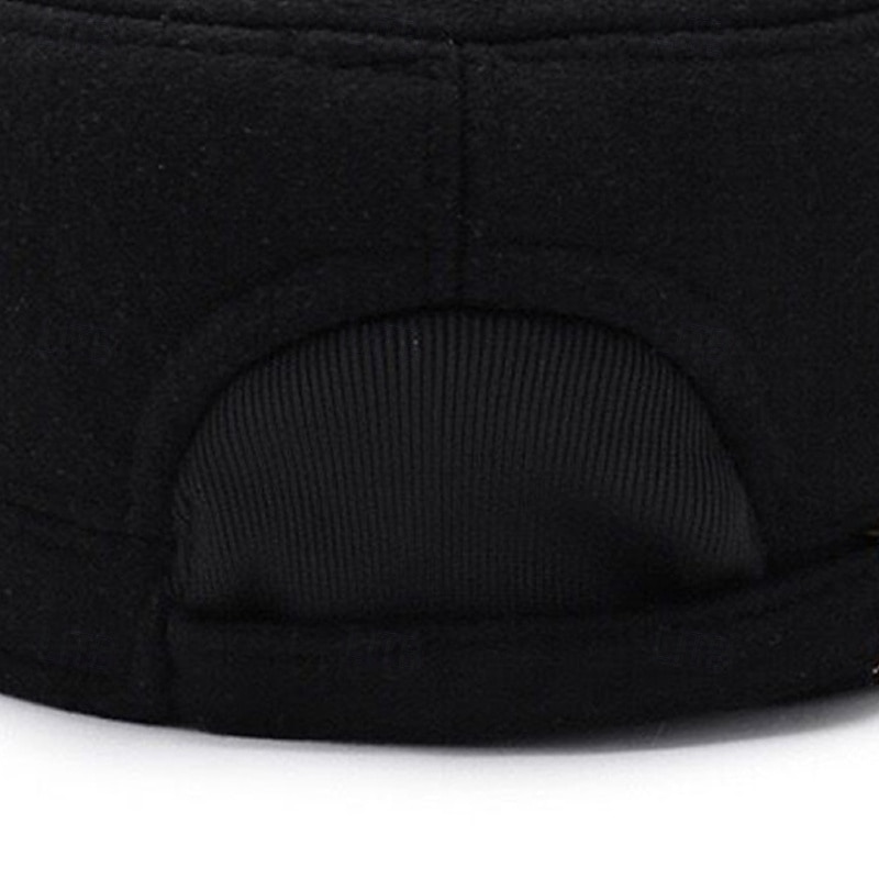 Herren Wintermützen Warme Wintermütze Winter-Baseball-Cap mit Ohrenklappen Winter-Baseballkappe Schwarz Grau Polyester Fleece Mode Moderne zeitgenössische Alltagskleidung Date Einfarbig Thermowarm 2026 - $9.49 –P10