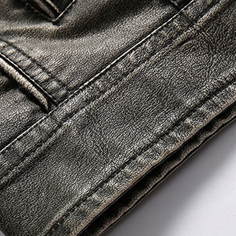 Per uomo Giacca in Ecopelle Giacca Cargo Giacca Casual Giacca da Moto Vacanza Quotidiano Caldo Tasca Inverno Semplice Moda Classico Collo alla coreana Regolare Nero Marrone Cachi Giacca del 2026 a $60.99 –P8