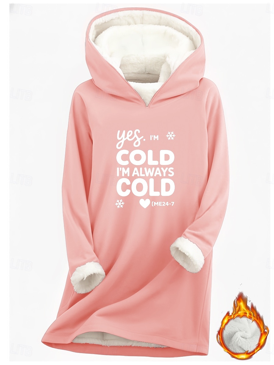Women's Pullover Hoodie Graphic Letter Warm Casual Fuzzy Long Sleeve Hooded Long Tops Street Casual Light Pink Black Dark Pink Blue Spring Fall Winter 2026 - $29.99 –P6