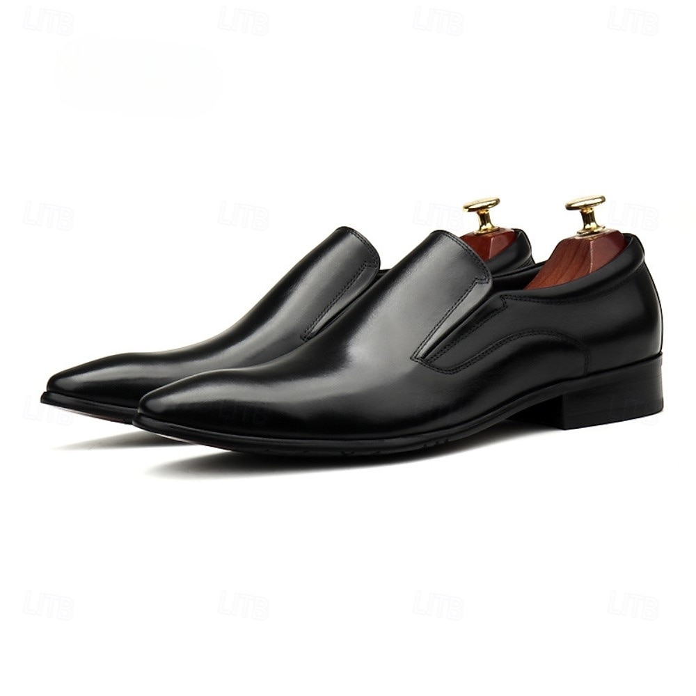 Mocasines de piel para hombre con detalle de borlas: calzado elegante y cómodo para bodas, reuniones de oficina y eventos nocturnos. 2026 - $139.99 –P4