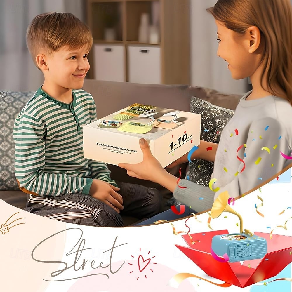 Machine à histoires phonographique pour l'éducation précoce des enfants avec 99 cartes, gramophone pour tout-petits, phonographe éducatif pour tout-petits, jouet de narration interactif pour l'école de 2026 ? $31.99 –P4