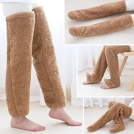 Chaussettes hautes en duvet d'oie pour Noël, nouvelles chaussettes hautes longues et pelucheuses d'hiver, chaussettes hautes en peluche de 2026 ? $17.99 –P4