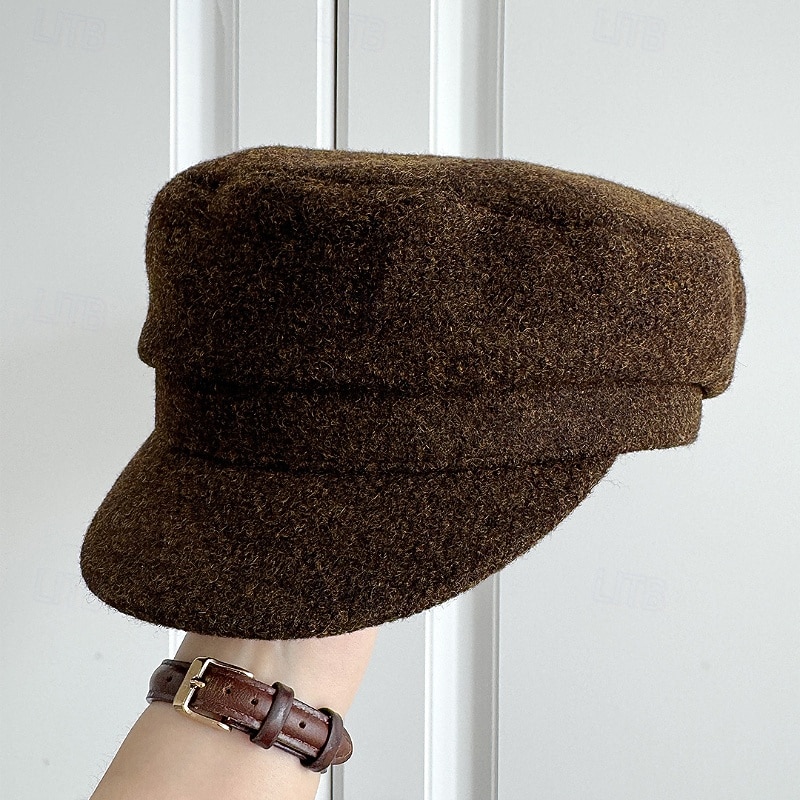 Hats Wool Beret Hat Wedding Holiday Tea Party Horse Race Cocktail Elegant Vintage With Metallic Buckle Headpiece Headwear 2026 - $22.99 –P4