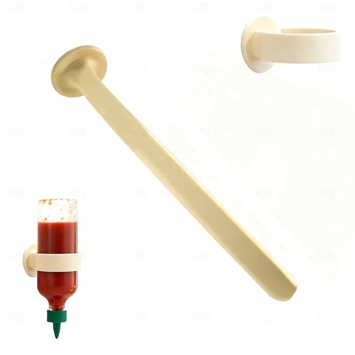 Силиконовый держатель для бутылок, не оставляющий капель, прочная гибкая подставка для перевернутых бутылок с приправами, экономящий место кухонный гаджет для организации пространства в холодильнике и 2026 - $14.25 –P2