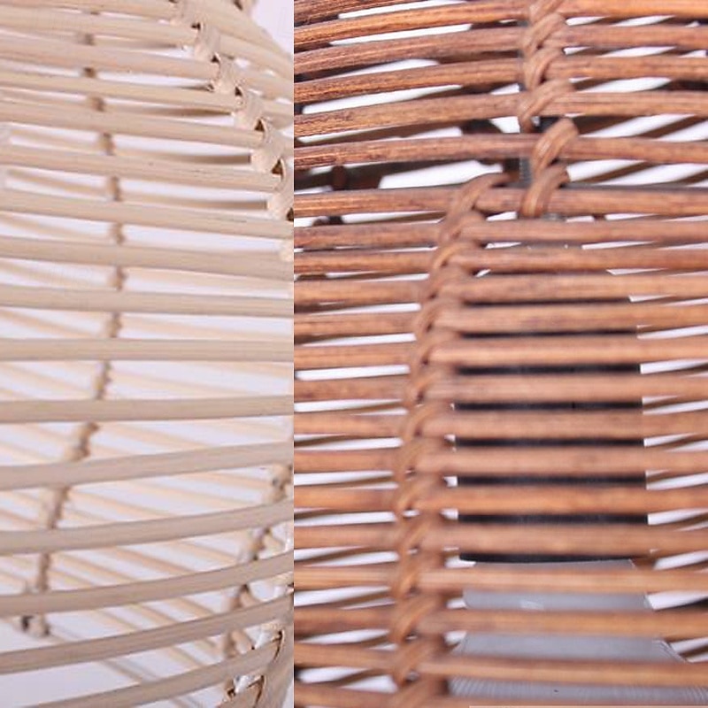 Romantic Beach Lamp Shade Curved Rattan Ceiling Hanging Light in Brown Hand Woven Lamp Vintage Asian Style Industrial Lighting Fixture for Cafe Bar Restaurant Farmhouse 2025 - $146.99 –P4