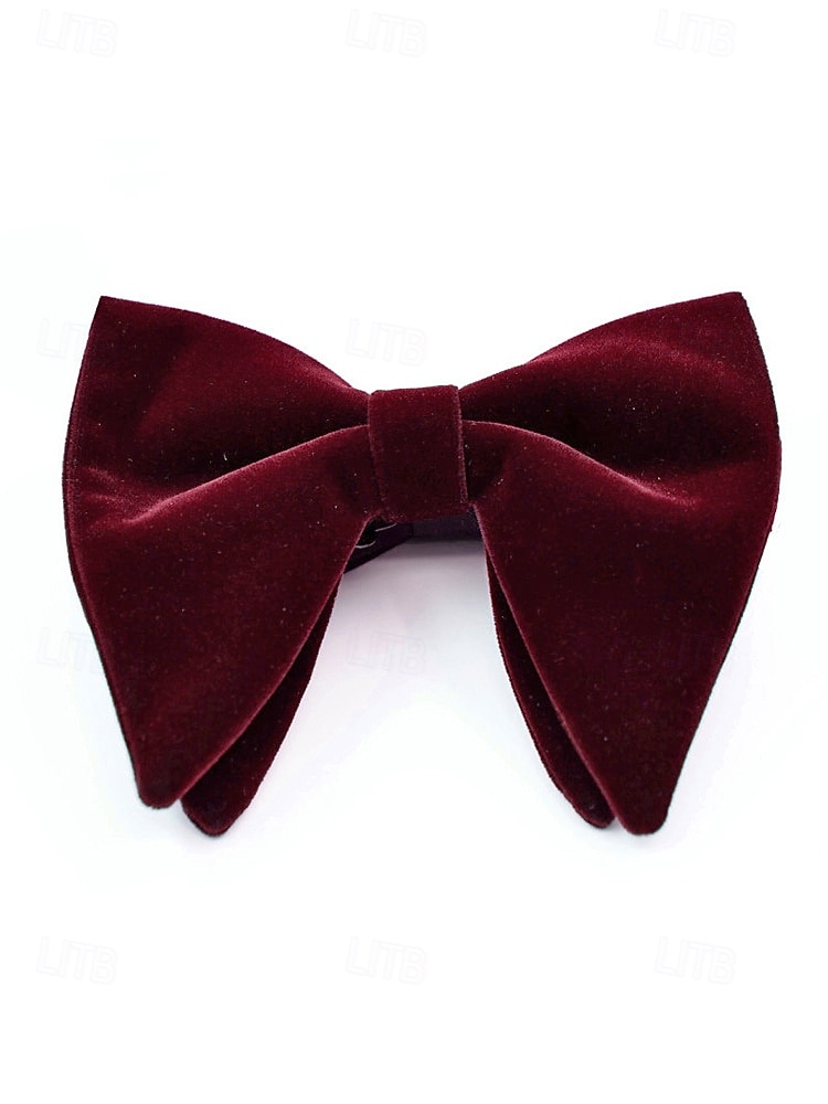 Pánský sametový motýlek, elegantní luxusní motýlek na formální nošení, perfektní vánoční dárek v několika barvách 2026 - $11.99 –P5