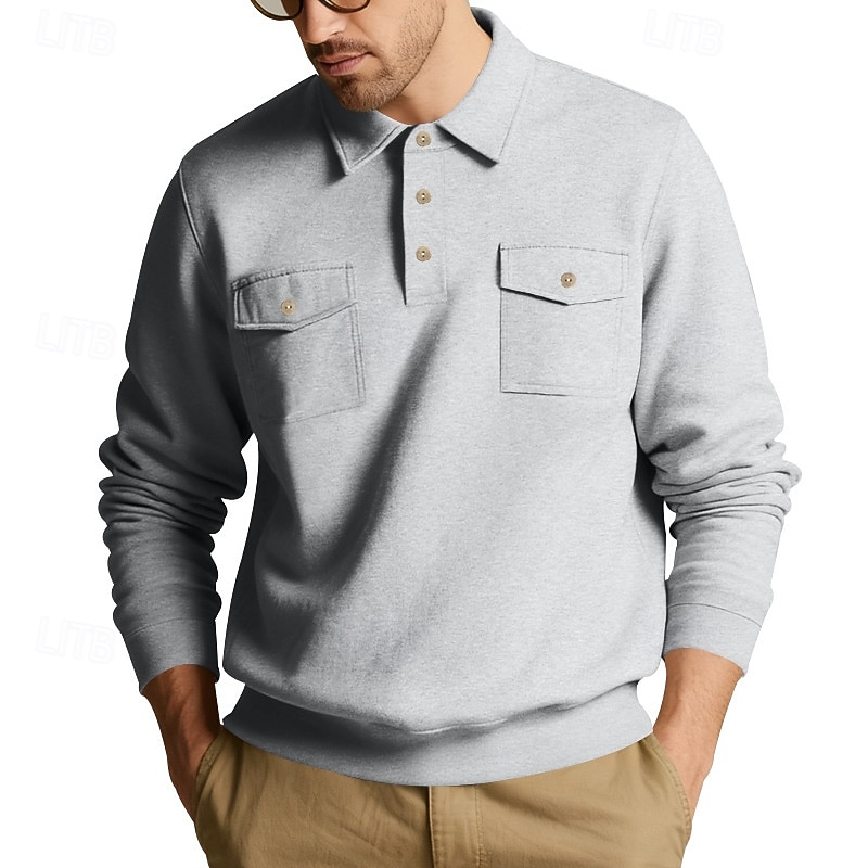 Hombre Sudadera Gris Claro Diseño Plano Bolsillo Diario Deporte Festivos Poliéster Ropa de calle Básico Casual Primavera & Otoño Ropa Sudaderas con capucha Sudaderas Manga Larga 2026 - $24.99 –P2