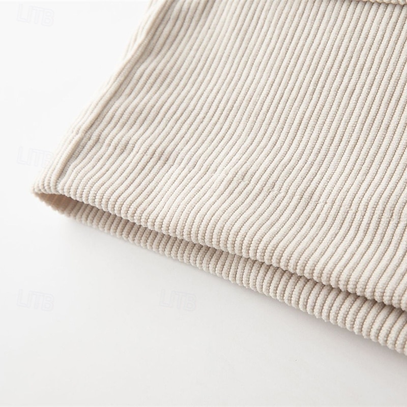 Per uomo Giacca Leggera Giacca in Velluto a Coste Giacca Cargo Giacca Casual Vacanza Quotidiano Traspirante Tasca Primavera Autunno Semplice Moda Classico Bavero Regolare Nero Cachi Grigio Giacca del 2026 a $30.99 –P11