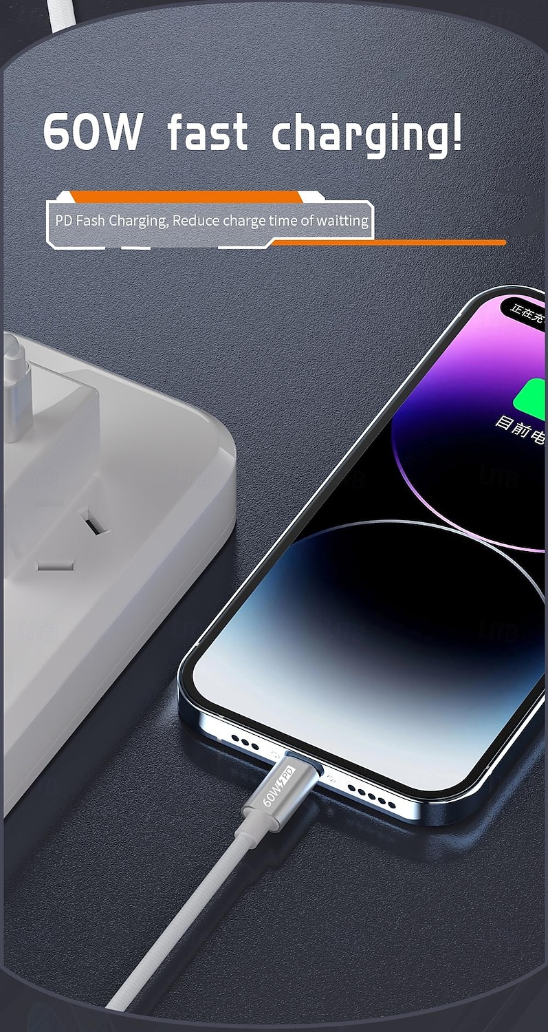 Wireless Charging for Apple Watch iWatch Magnetic PD Fast Charging 65W 2-in-1 Type-C Cable 20V 3A 2026 - $16.99 –P2