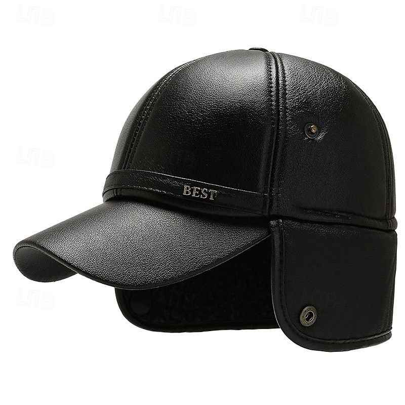 Ανδρικά Χειμερινά Καπέλα Χειμωνιάτικο ζεστό καπάκι Χειμερινό καπέλο μπέιζμπολ με πτερύγια αυτιών Χειμερινό καπέλο μπέιζμπολ Μαύρο Πολυεστέρας Φλις Μοντέρνα Σύγχρονη Σύγχρονη 2026 - $9.49 –P5