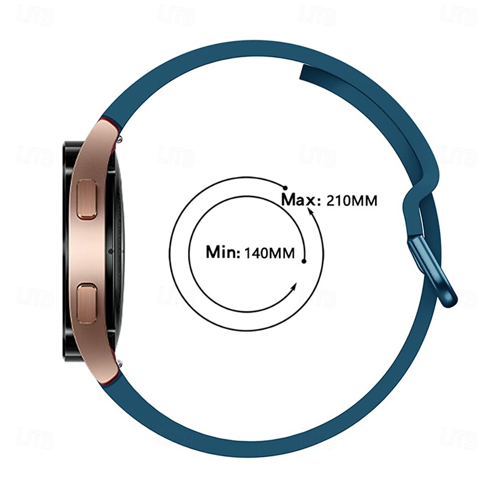 Bracelet de Montre  pour Samsung Galaxy Watch 7/6/5/4 40/44mm, Watch 6 Classic 43/47mm, Watch 4 Classic 42/46mm Silicone Remplacement Sangle Réglable Bracelet Sport Boucle Moderne Bracelet de 2025 ? $6.99 –P4
