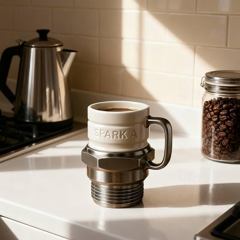 Spark Plug Mug, 12oz Novelty Funny Tea Cup with Engine Sparks Plugs Design and Heat-Insulated Handle, Unique Gift for Mechanics, Engineers, Gearheads & Car Enthusiasts 2026 - $27.99 –P11