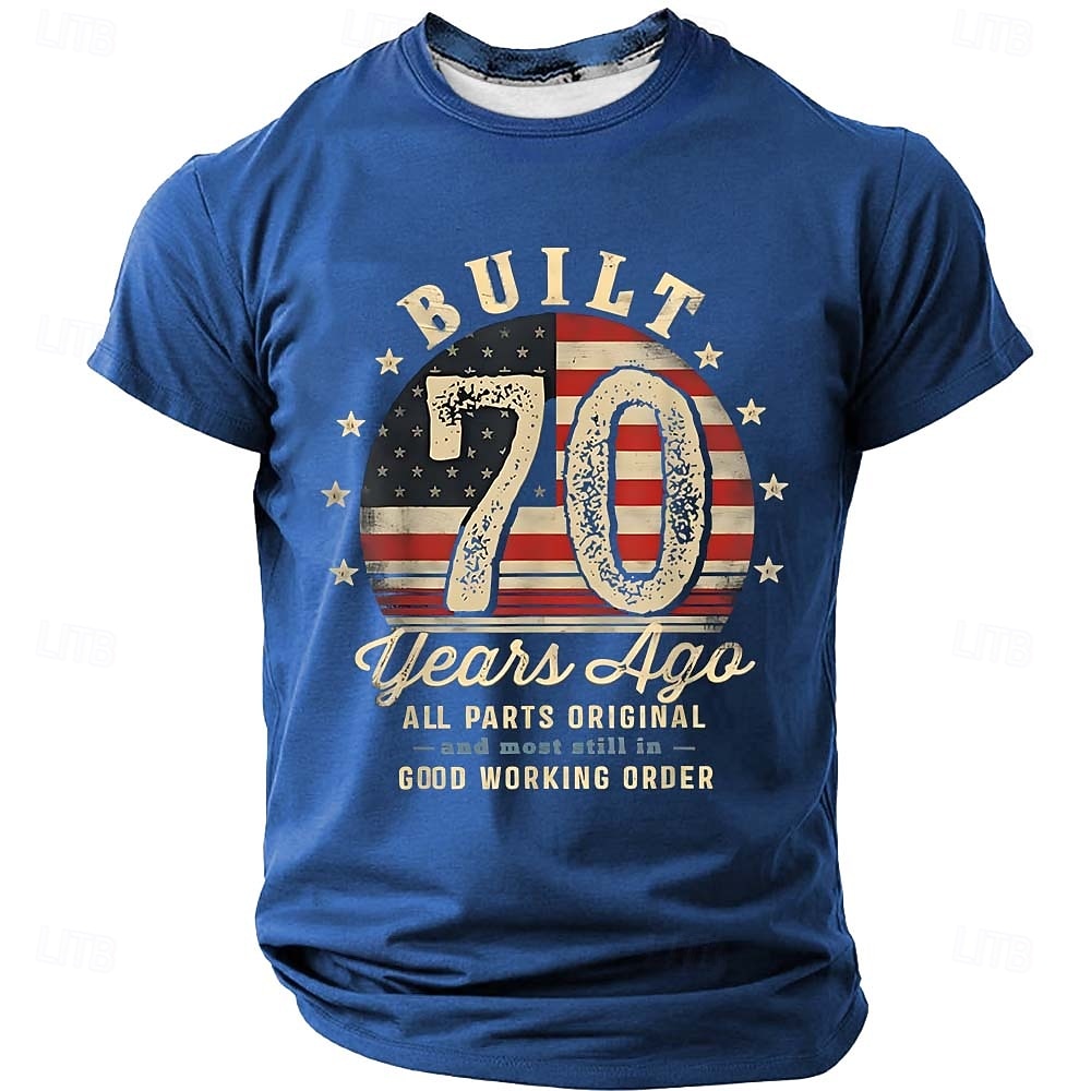 Per uomo Bandiera Americana Maglietta Manica Corta maglietta Stampa 3D Girocollo Camicia Quotidiano Militare Streetwear Quotidiano Blu Nero Rosso Estate Primavera Abbigliamento S M L XL XXL XXXL del 2025 a $19.99 –P7