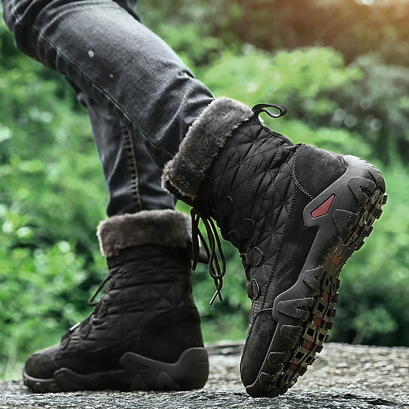 Tan Suede Men's Winter Boots with Fur Lining – Warm and Durable Footwear for Snowy Adventures and Outdoor Holiday Activities 2026 - $64.99 –P4