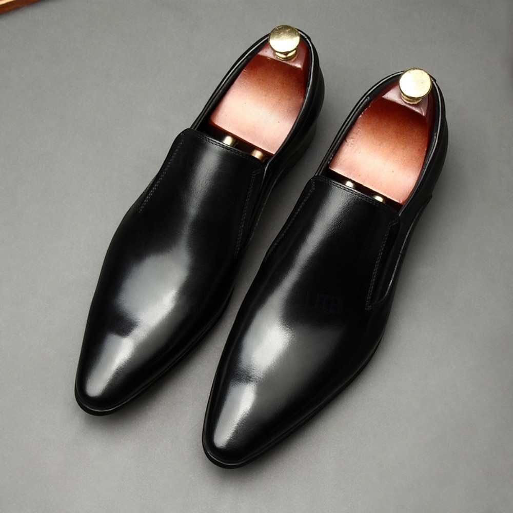 Mocasines de piel para hombre con detalle de borlas: calzado elegante y cómodo para bodas, reuniones de oficina y eventos nocturnos. 2026 - $139.99 –P7