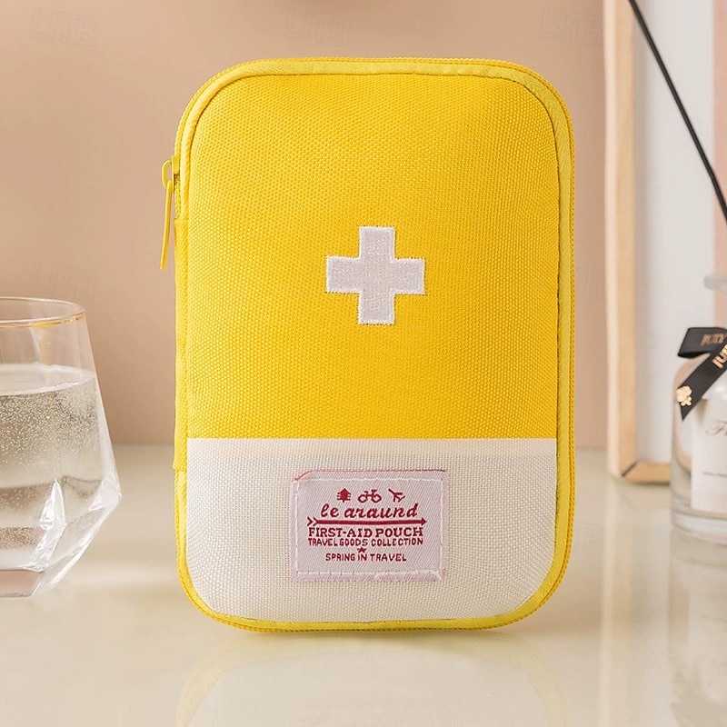 bolsa portátil para kit de primeiros socorros, bolsa para armazenamento de medicamentos de viagem, pequeno organizador médico de emergência para uso externo&amp;uso doméstico de 2026 por $16.49 –P4