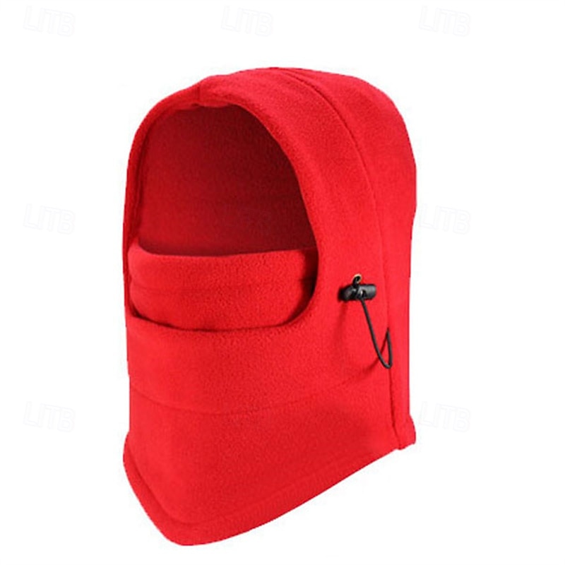 Hombre Unisexo Esquí de balaclava Gorro pasamontañas Pasamontañas de forro polar Sombrero protector Sombreros de invierno Negro Rosa Fibra de acrílico Vellón Acogedor Ropa Cotidiana Noche Color 2026 - $9.49 –P2