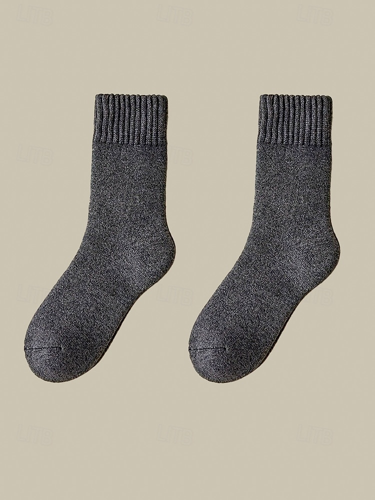 calzini da uomo foderati in pile di cotone: calzini termici caldi e morbidi per l'inverno, le attività all'aperto e il comfort quotidiano del 2026 a $7.99 –P4