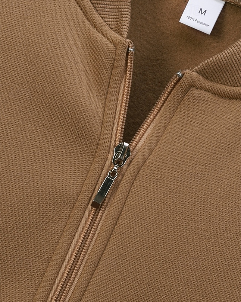 Муж. Легкая куртка Повседневная куртка Повседневные на открытом воздухе Карман Весна Осень Контрастных цветов Уличный стиль Стиль Воротник-стойка Обычная 2026 - $24.99 –P4