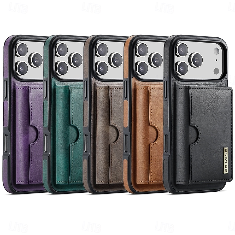 телефон Кейс для Назначение iPhone 17 Pro Max i16 15 14 Pro Max Plus 13 Pro Max Кейс на заднюю панель Защита от удара Ретро ТПУ ПК Кожа PU 2025 - $19.99 –P1