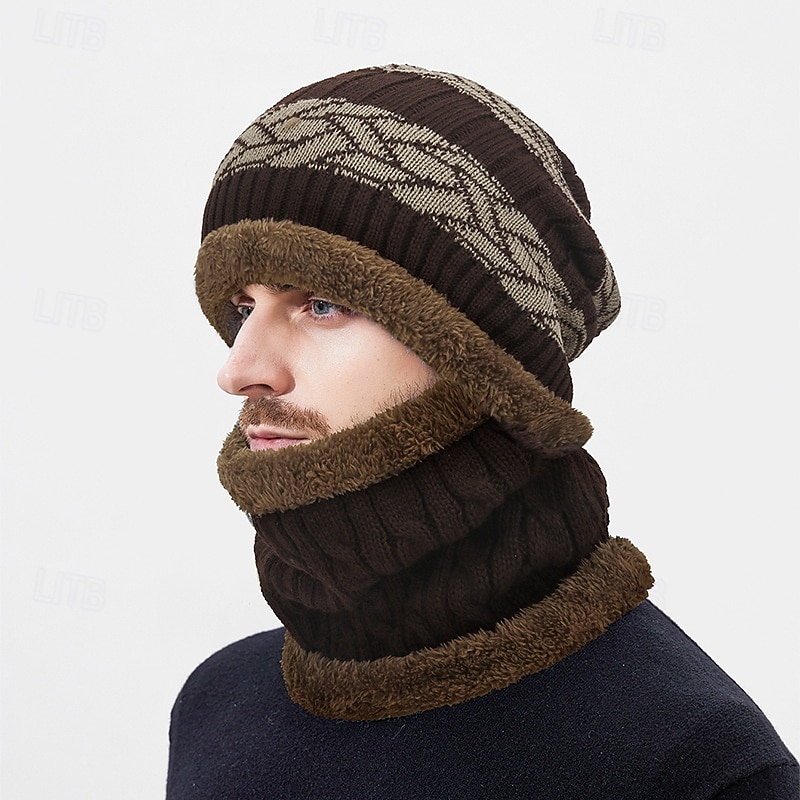 Pánské Čepice Beanie Zimní čepice Kulichy 骷髅头毛线帽 Pletená čepice Černá Námořnická modř Akrylová vlákna Pletený Útulný Denní nošení Jdeme ven Plná / Jednobarevná Teplý 2026 - $12.49 –P5