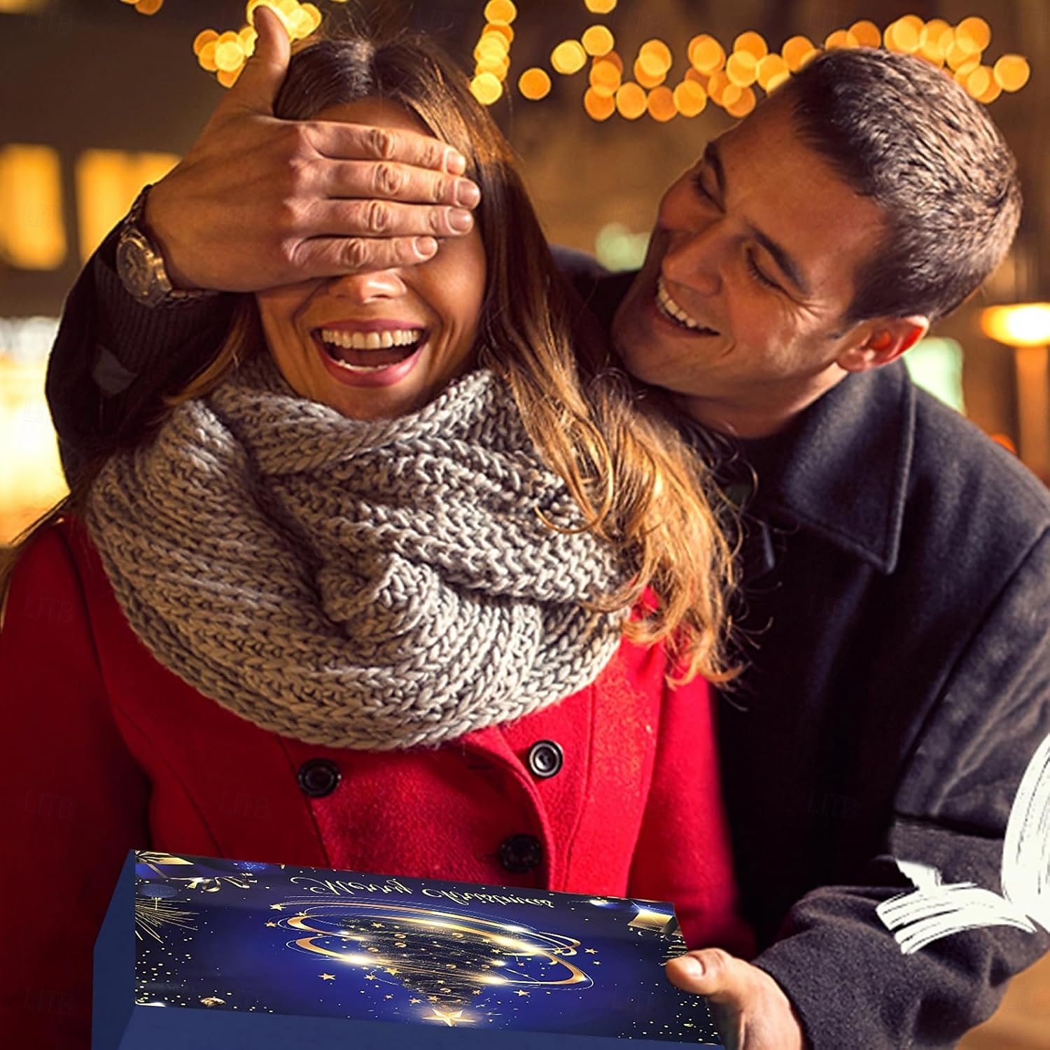 Kalendarz adwentowy z biżuterią 2025, kalendarz świąteczny 2025 dla kobiet z kolczykami, naszyjnikiem, pierścionkami i bransoletką, srebro i złoto, 25-dniowy kalendarz adwentowy z biżuterią dla kobiet 2025 - $31.99 –P6