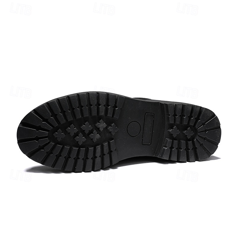 Yellow Faux Leather Men's Work Boots with Lace-Up Design – Durable and Stylish Footwear for Outdoor Activities and Work Environments 2025 - $59.99 –P17