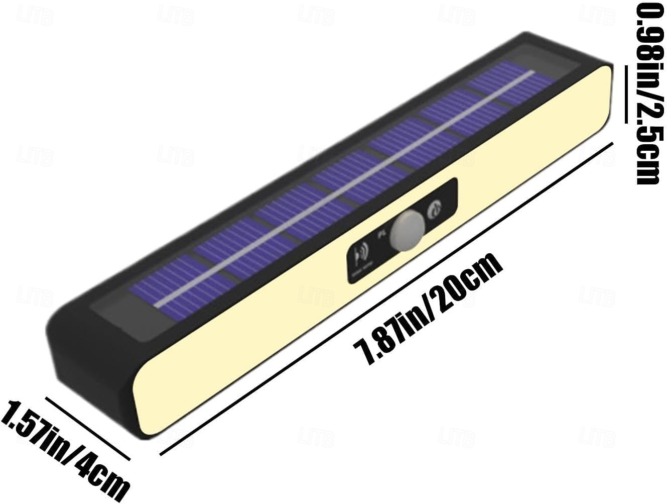 Настенные солнечные светильники с водонепроницаемым корпусом, уличные светильники для ограждений, переносные светильники безопасности на солнечных батареях для ограждений, гаражей, кемпингов 2026 - $15.49 –P5