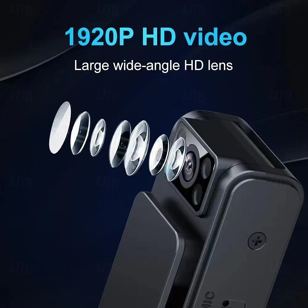 Cameră de acțiune portabilă reîncărcabilă funcție de înregistrare imagine și video mini 0 inch 2.0MP CMOS 1080p 32 GB cadou de Ziua Îndrăgostiților 2026 - $27.99 –P2