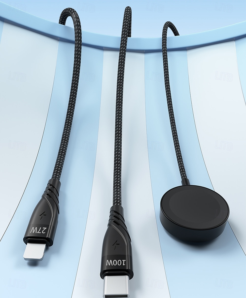 2 Pack Travel Essentials for Apple Watch Charger3 in 2 USB C Cable Multi Charging Cable USB C/L for CarCamping Essentials iWatch Charger for Ultra/SE/10-1&iPhone 17-12 Xbox 360 Headset 2026 - $18.99 –P4