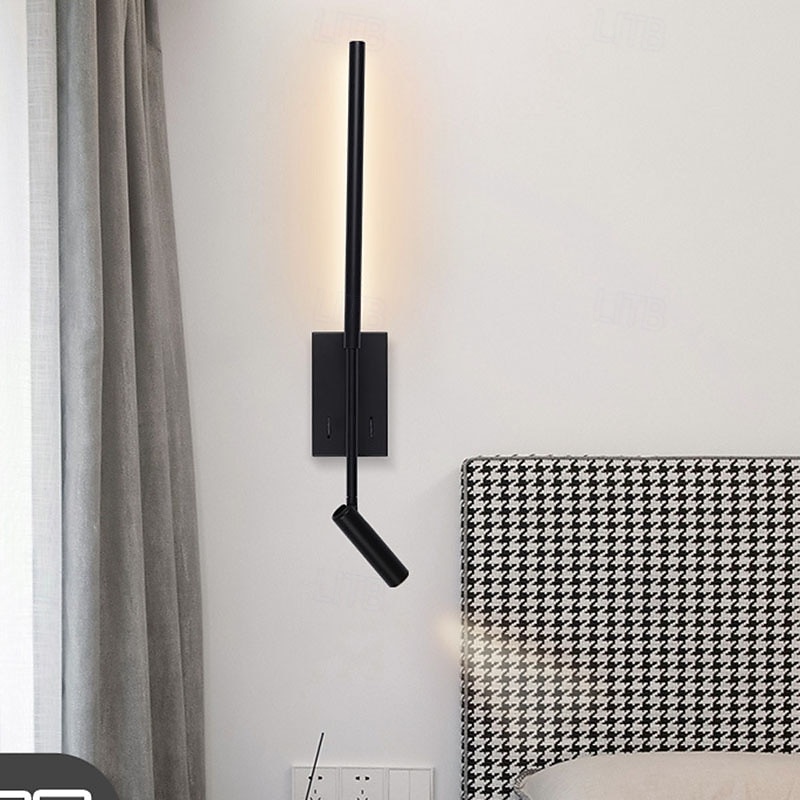 Applique murale, luminaires muraux, bande linéaire minimaliste, applique murale LED linéaire réglable avec interrupteur, lampe de lecture focalisée pour salon, chambre à coucher, spots de chevet de 2026 ? $142.99 –P5