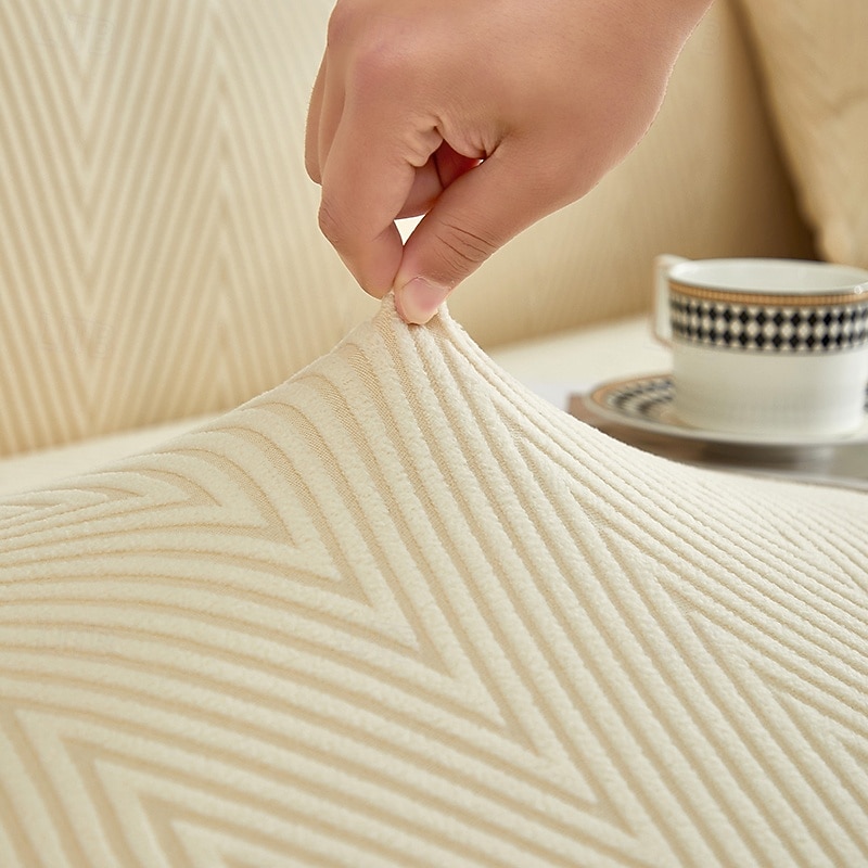 rugalmas jacquard szövet kanapéhuzat, stretch kanapéhuzat, szekcionált L alakú kanapéhuzat, sarokhuzat nappaliba, 1/2/3/4 üléses 2026 - $43.99 –P8