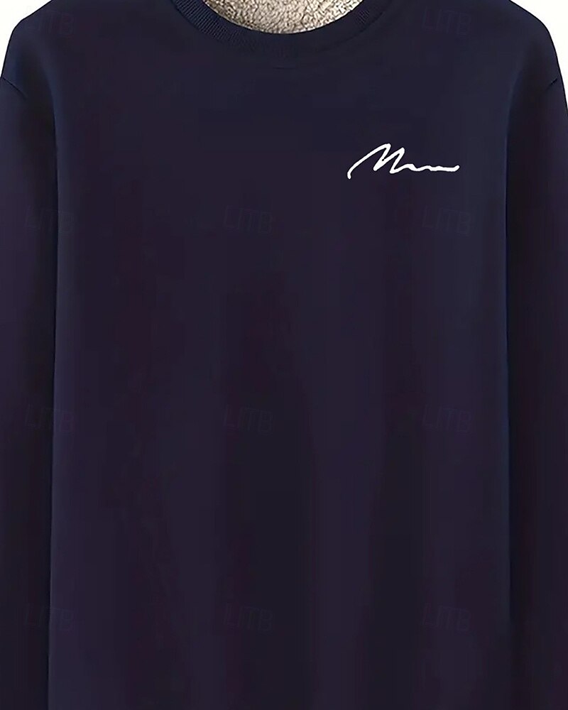 Homens Cor Sólida Moletom de lã Lounge Top Outono/Inverno Grossa Manga Longa Roupa Esportiva A Prova de Vento Quente Academia Equitação Corrida Exercite-se Ioga Preto Branco Amarelo Roupa de esporte de 2026 por $28.99 –P8