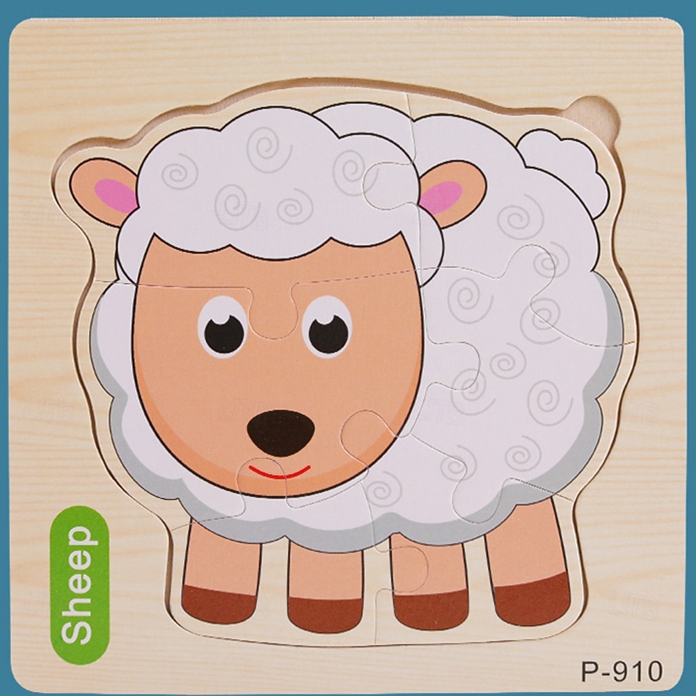 16pc Toddler Learning Puzzles - Set of 16 Wooden Peg Board Puzzles for Ages 1 2 3 - Develops Hand-Eye Coordination & Cognitive Skills Christmas Gift 2025 - $38.99 –P18