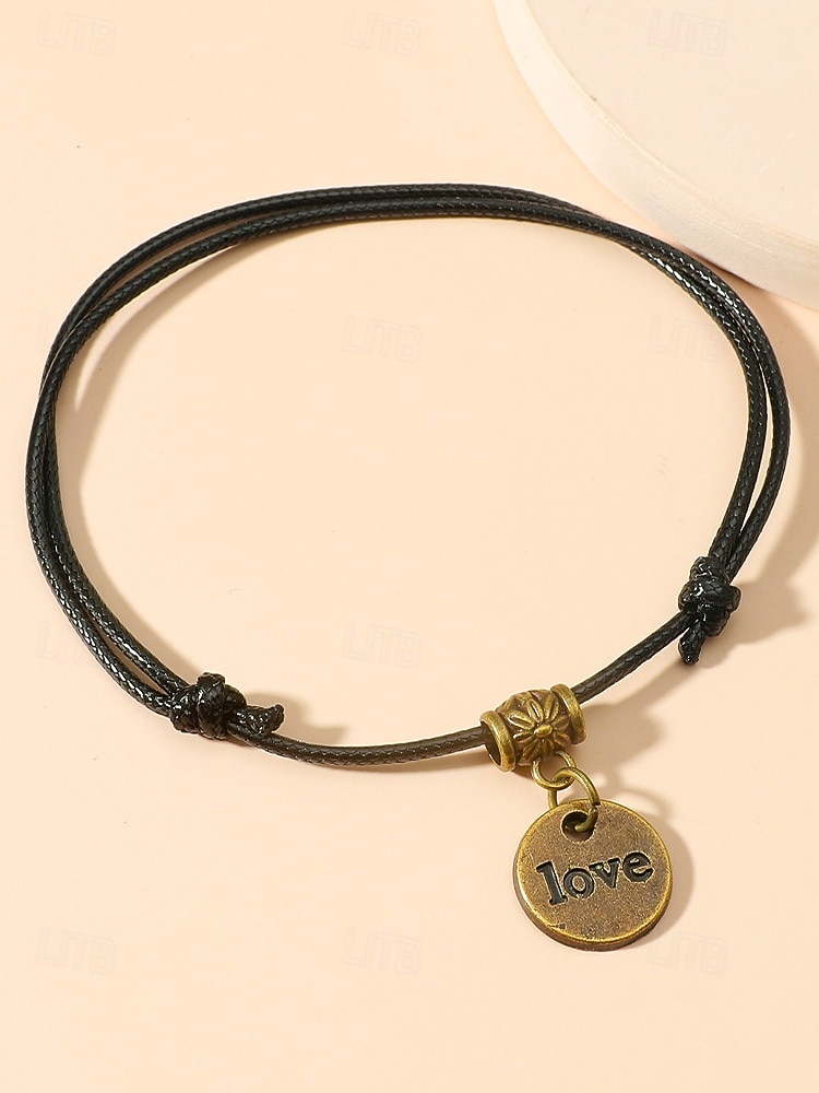 Women's Dragonfly Pendant Anklet, Adjustable Rope Bracelet with Vintage Charm, Boho Beach Foot Jewelry for Summer, Parties & Holidays 2026 - $5.99 –P8