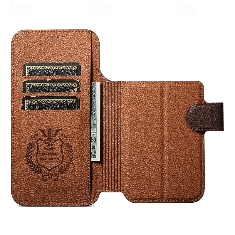 2025年 電話 ケース 用途 iPhone 17 Pro Max 17 16 15 14 Pro Max 13 Pro Max バックカバー 耐衝撃 レトロ風 PUレザー  コレクション – $13.99 –P1