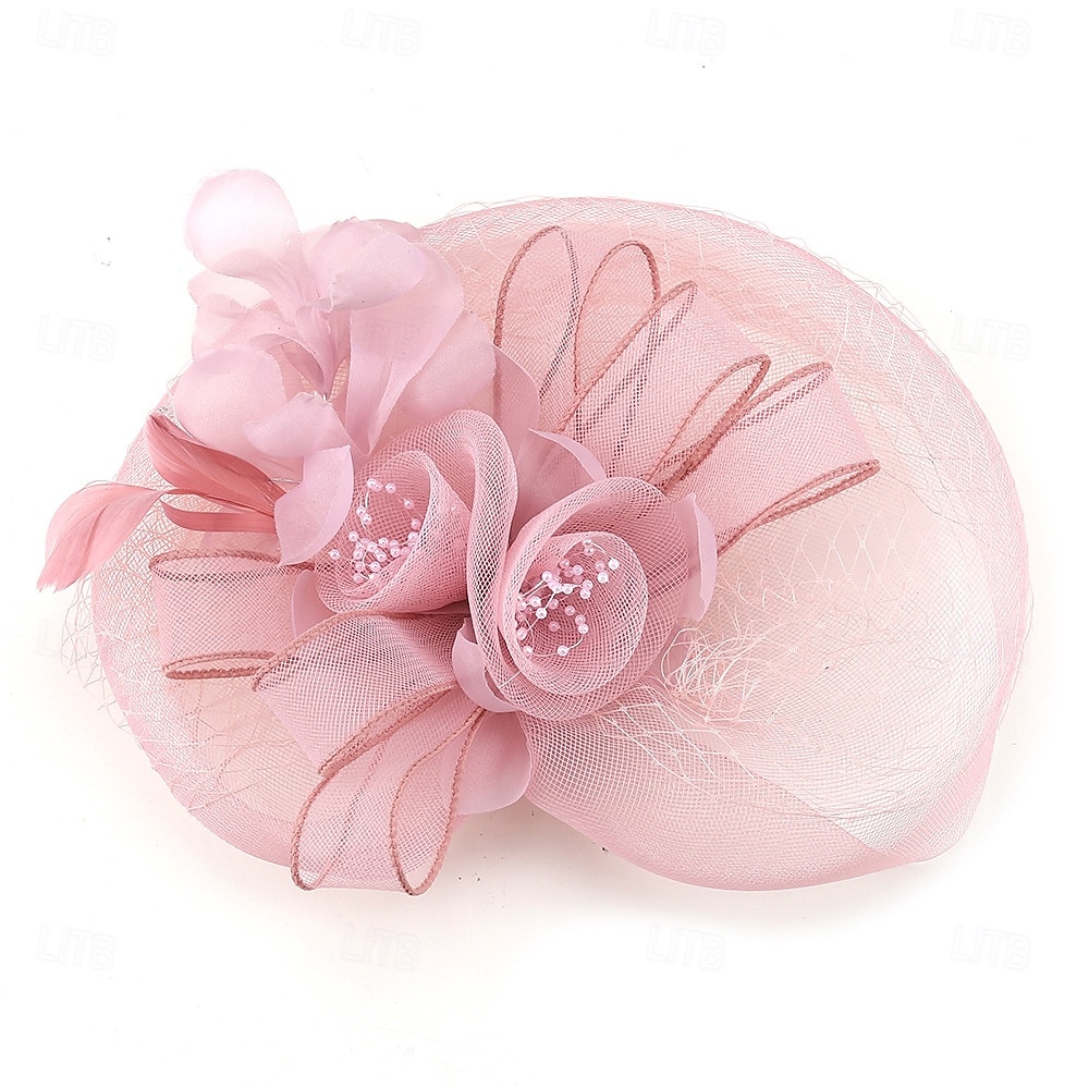 Palarioare Tul Pană Pălărie Nuntă Petrecere ceai Cursă de cai cocktail Elegant Epocă Cu Pene Diadema Articole Pentru Cap 2025 - $14.99 –P13